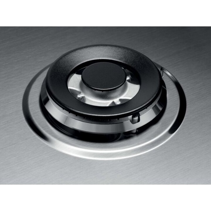 Placa de gás Electrolux KGS75662SX SlimLine 600, 75 cm, em aço inoxidável resistente a impressões digitais