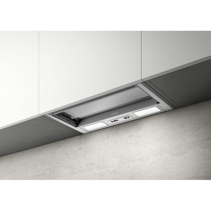 Cappa da cucina da incasso Elica da 60 cm Ciak 2.0 a ricircolo PRF0181896 in acciaio inossidabile