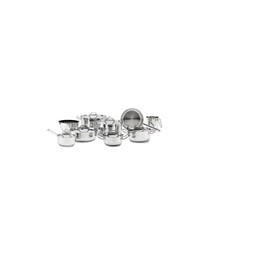ELLE Home ECCS200414A 14-Piece Stainless Steel Kitchen Utensil Set
