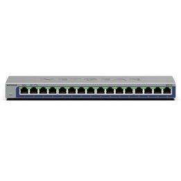 NETGEAR GS116 Scheda di rete Gigabit Ethernet L2 non gestita (10/100/1000) nera