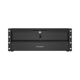 Cassetto per armadio rack Lanberg da 19" 4U 360mm nero (4U/483 × 360 mm, capacità di carico fino a 90 kg, montaggio a 4 pun