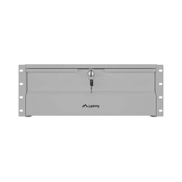 Cassetto per armadio rack Lanberg da 19" 4U 360mm grigio (4U/483 × 360 mm, capacità di carico fino a 90 kg, montaggio a 4 p