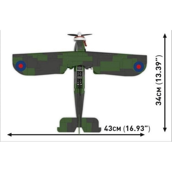 Cobi Klocki Fairey Swordfish Blocks, Edición Ejecutiva, 959 piezas