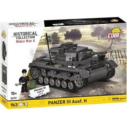 Cobi Klocki Bausteine Panzer III Ausf. H, 963 Teile.