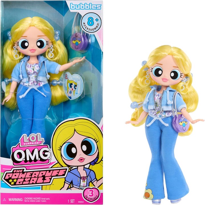 MGA LOL Surprise OMG Powerpuff Girls-Puppe – Bubbles