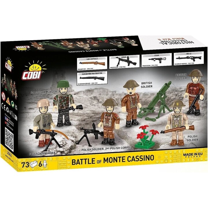 Cobi Klocki blocks the battle of Monte Cassino