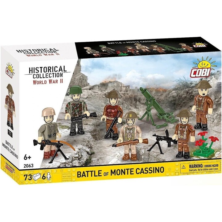 Los bloques Cobi Klocki recrean la batalla de Monte Cassino