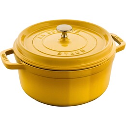 STAUB LA COCOTTE runder Gusseisentopf 3.7 l gelb