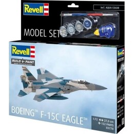 Kit de modelo em plástico da Revell, à escala 1:72, do Boeing F15C Eagle.