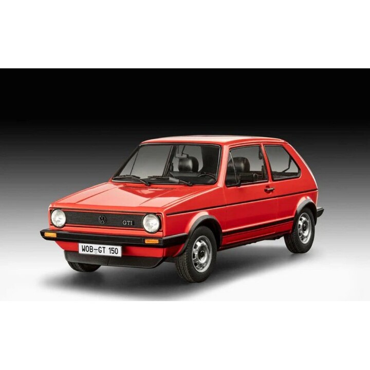 Revell VW Golf 1 GTI 50-jähriges Jubiläum – Plastikmodellauto im Maßstab 1:24