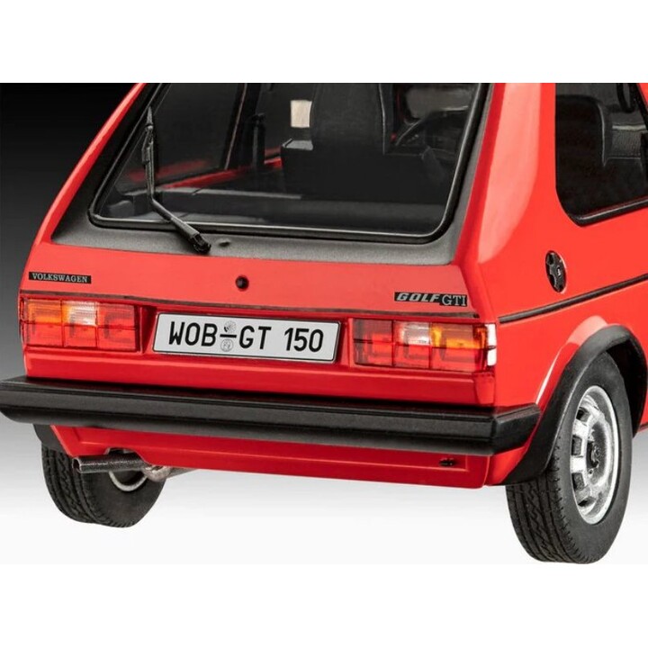 Revell VW Golf 1 GTI 50-jähriges Jubiläum – Plastikmodellauto im Maßstab 1:24