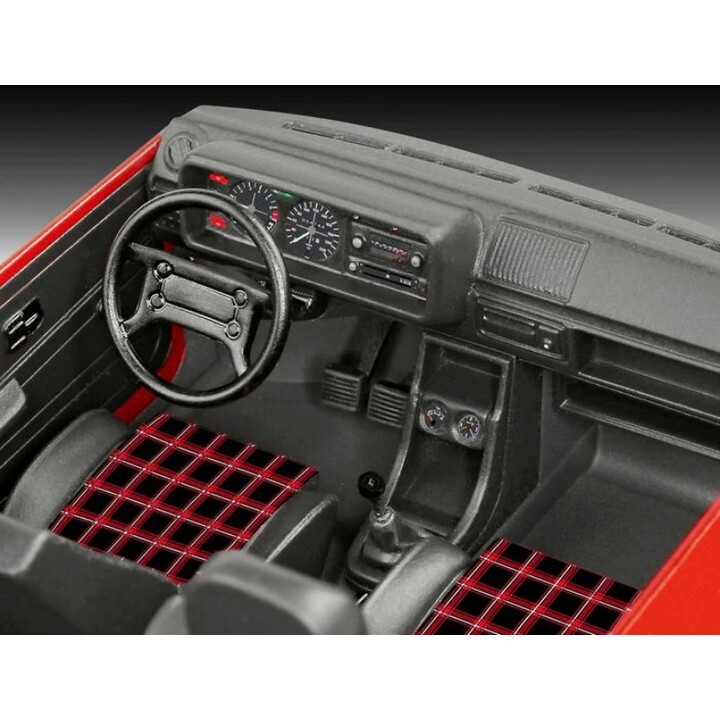 Modellino in plastica Revell VW Golf 1 GTI 50° anniversario, scala 1:24