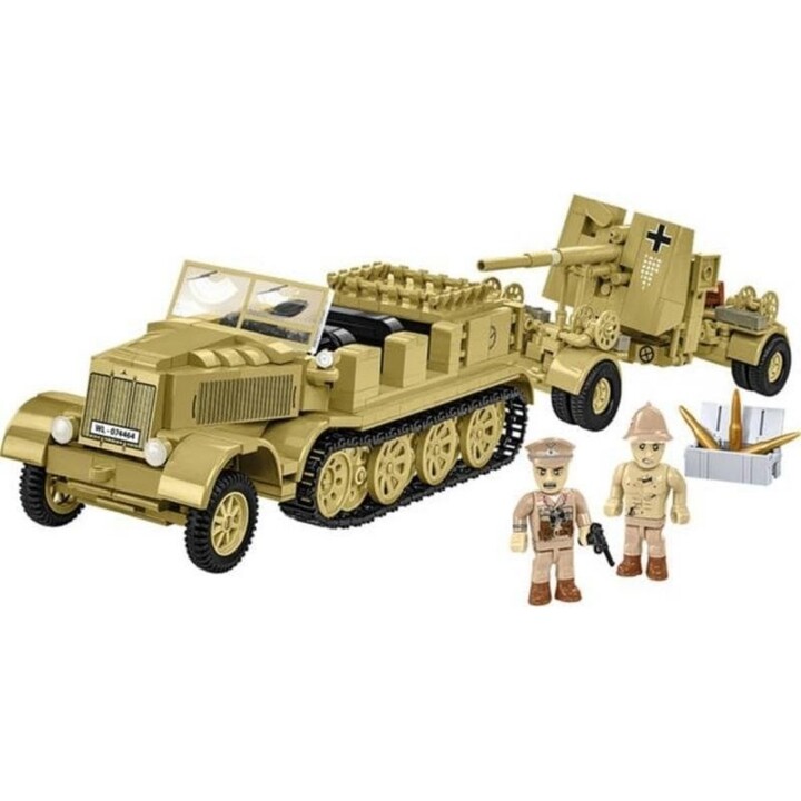 Cobi Klocki Bausatz Sd.Kfz. 8 mit 8,8-cm-Flak 36, 975 Teile.
