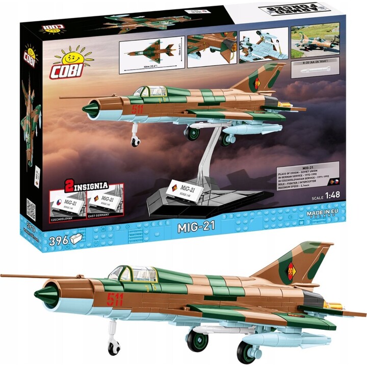 Cobi Klocki Cobi Mig 21 Blocks, 396 pieces.