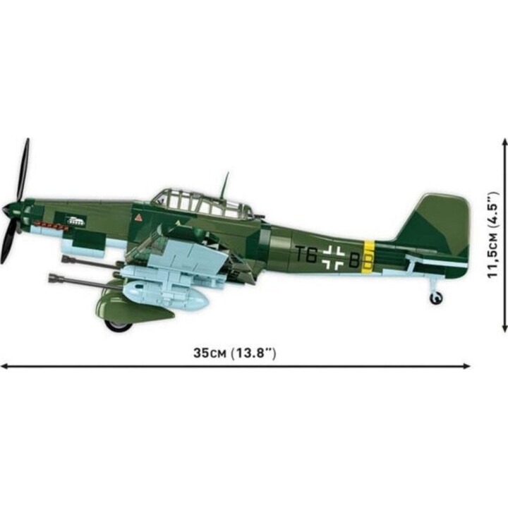 Cobi Klocki Junkers JU 87G-2 Stuka, bloques, 571 piezas