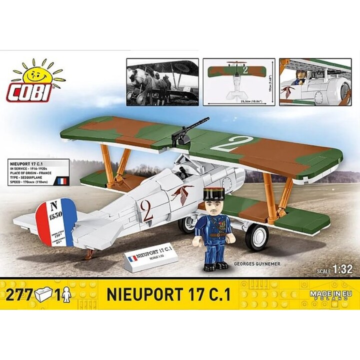 Cobi Klocki Nieuport Blocks 17 C.1, 277 piezas
