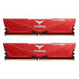 Team Group T-Force Vulcan DDR5 Desktop Memory red - 32 GB, 6,000 MHz