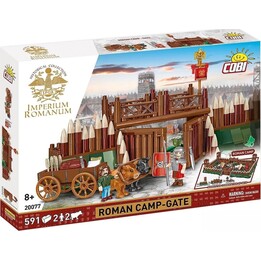 Cobi Klocki - Blocs de construction « L'Empire romain » - Porte du camp romain (591 pièces)