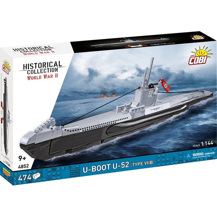 Cobi Klocki U-Boot U-52 (Typ VIIB)