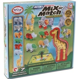 MALIK Set of Malblo magnetic mini jungle animals