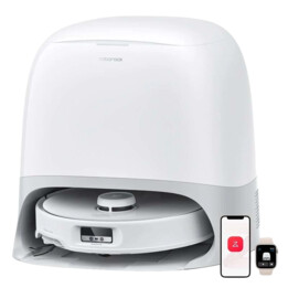 Roborock Qrevo Curv Blanco con Base de autolimpieza