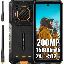 Ulefone Armor 26 Ultra 5G Walkie Talkie, 12GB 512GB, 6.78 LCD IPS FHD+, 15600mAh, Negro