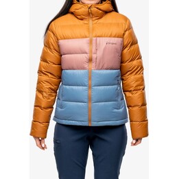 Cotopaxi Fuego Max Down Hooded Jacket - Siena/Fjord Size: S