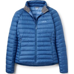 Chaqueta Rab Microlight - Chaqueta de plumón para mujer en color acero. Talla: XS