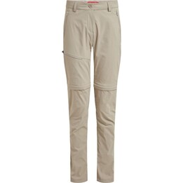 Pantalones de senderismo para mujer Craghoppers NosiLife Pro Convertible Trouser III - Soft Mushroom S