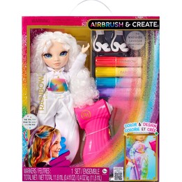 Muñeca MGA Rainbow High pintada con aerógrafo, ojos verdes