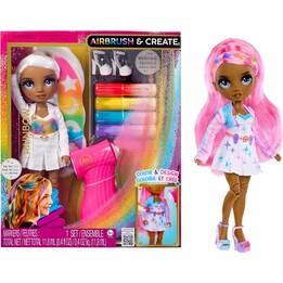 MGA Rainbow High Airbrushed Doll, Gray Eyes