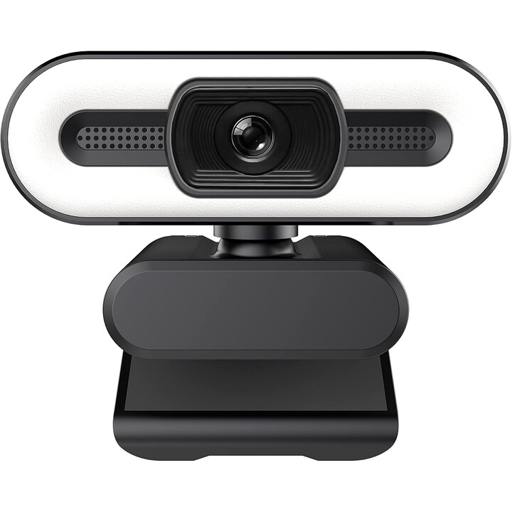 Manta W183 webcam LED nera