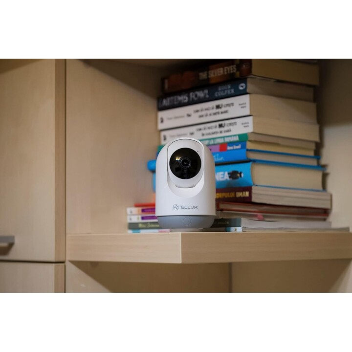 Tellur Smart WiFi Indoor Camera 3MP, UltraHD, Autotracking, PTZ white