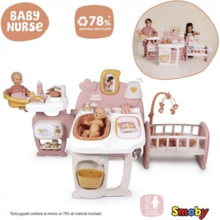 Grand centre de jeux « Baby Nurse » de Simba avec poupée