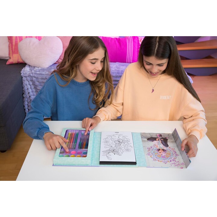 Kids Euroswan WOW00084 set de pintura creativa mandala con purpurina