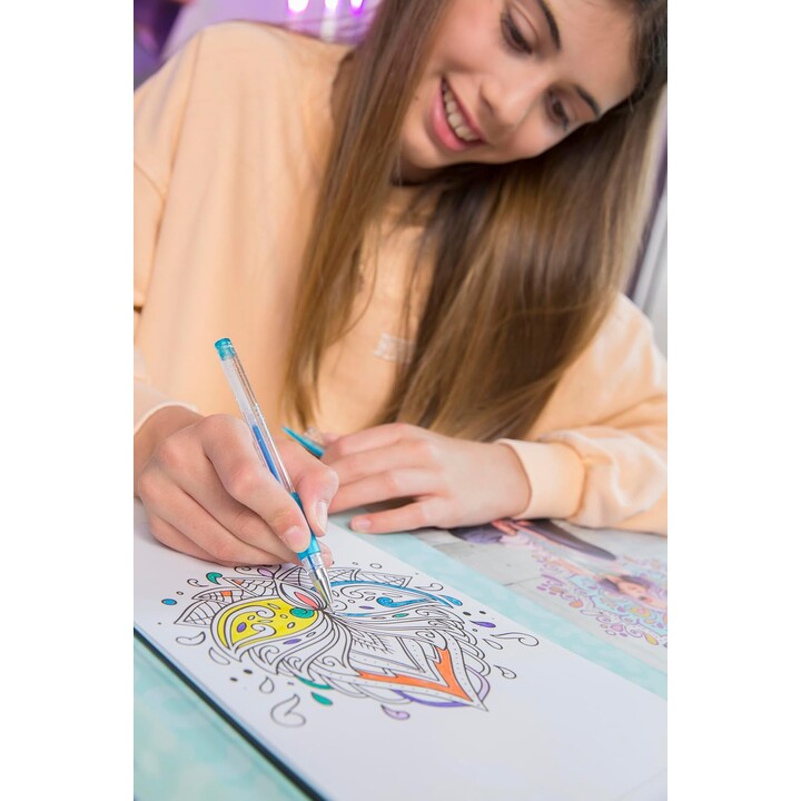 Kids Euroswan WOW00084 set de pintura creativa mandala con purpurina