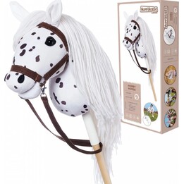 Hoppimals Cheval sur bâton HOPPIHORSE Cheval jouet A3 Léopard