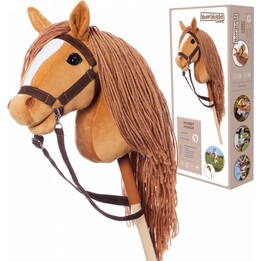 Hoppimals Cheval sur bâton HOPPIHORSE Cheval jouet A3 Alezan