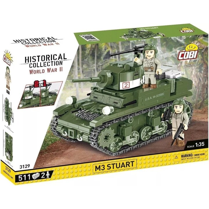 Cobi Klocki: M3 Stuart, 511 bloques