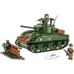 Blocos Cobi Klocki M4A1 Sherman, 663 blocos