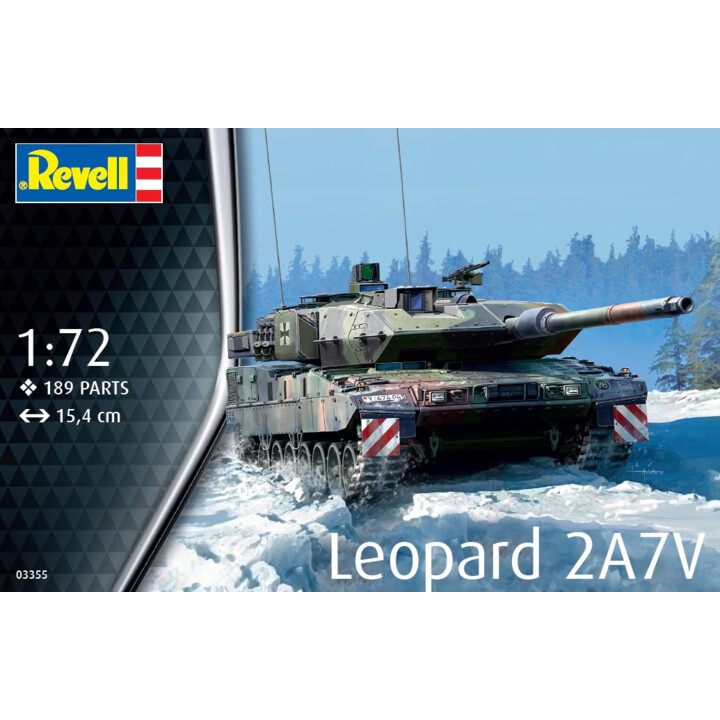 Revell 1/72 scale plastic model kit of the Leopard 2A7V tank