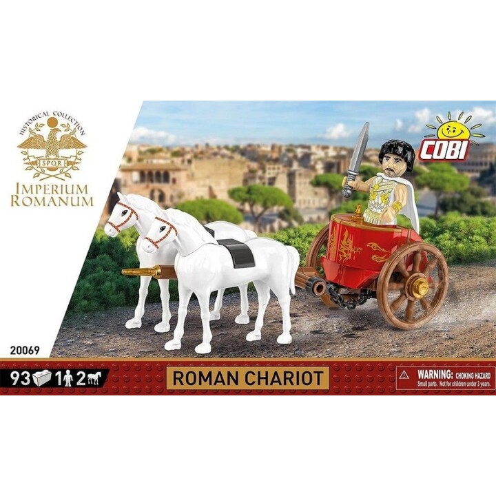 Carrello con blocchi Cobi Klocki "Imperium Romanum" - 93 blocchi