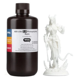 ELEGOO ABS Resin V3.0 White For LCD Resin 3D Printers - 1KG