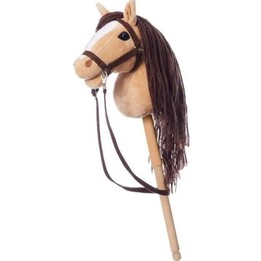 Hoppimals Cavallo su bastoncino HOPPIHORSE Cavallino giocattolo A4 Beige