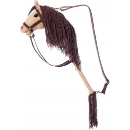 Hoppimals Horse on a Stick HOPPIHORSE Toy Horse A3 Beige