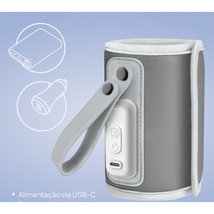 Aquecedor de biberões Lionelo Thermop Go cinzento