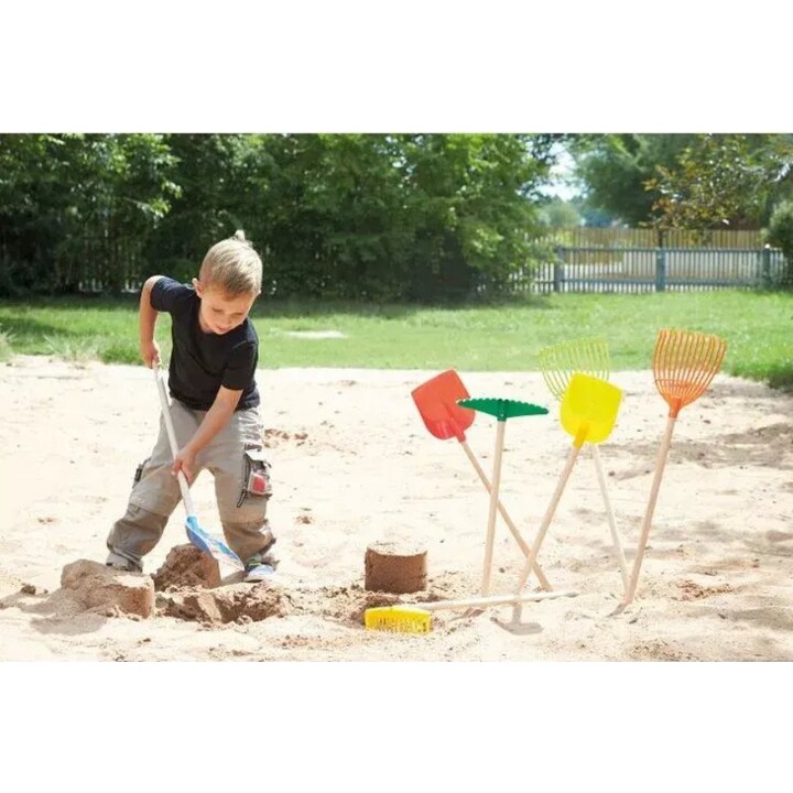 Expositor de herramientas de jardinería Lena de 60 cm, 24 piezas.