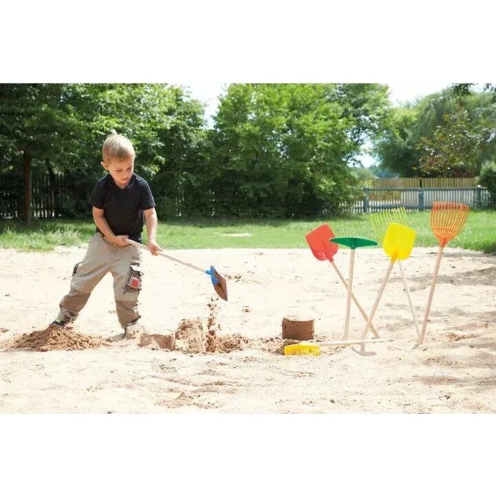 Expositor de herramientas de jardinería Lena de 60 cm, 24 piezas.