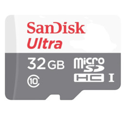 SanDisk Ultra UHS-I 32 GB Class 10 Grey / White - microSD Card