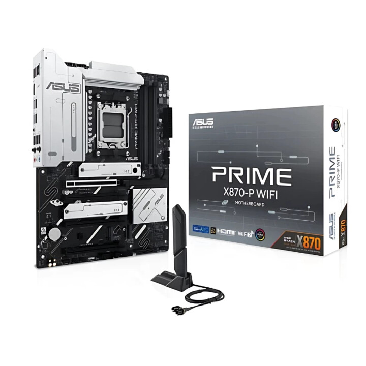 ASUS Prime X870-P WIFI Soquete AM5 ATX